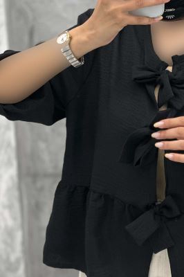 مانتو عروسکی سه بند پهن شانتون