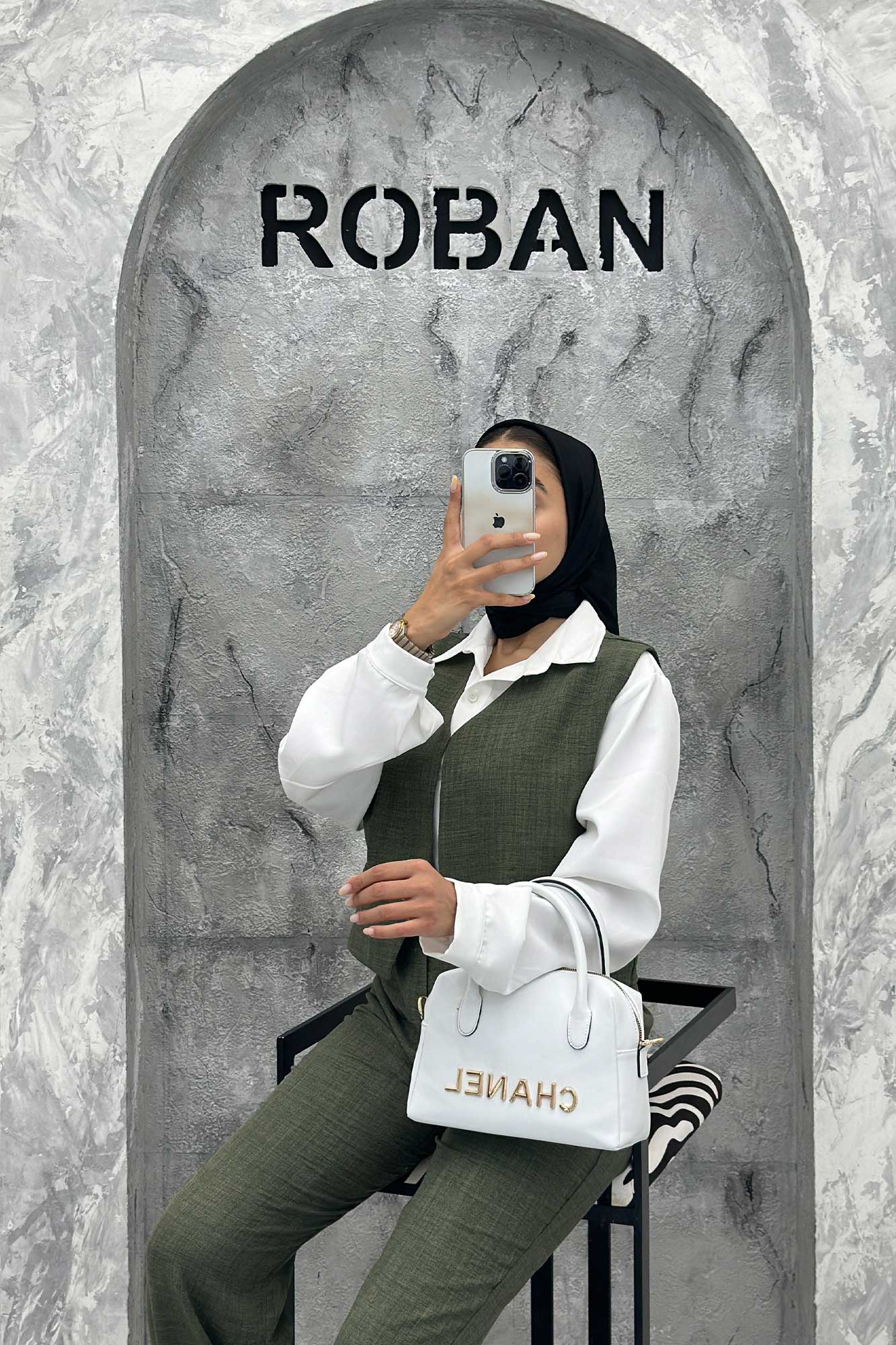 ست جلیقه و شلوار شانتون جیب فیلتو