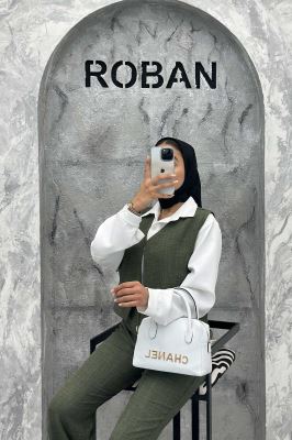 ست جلیقه و شلوار شانتون جیب فیلتو