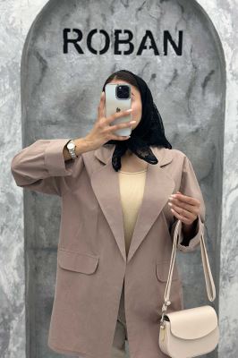 مانتو یقه ب ب لینن کتان