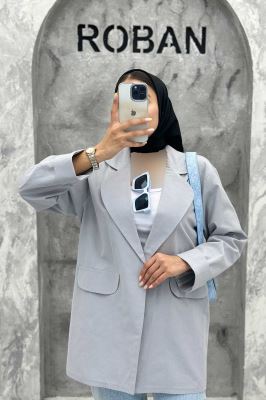 مانتو یقه ب ب لینن کتان