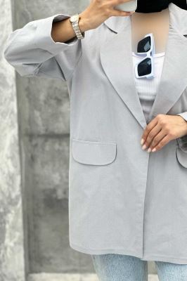 مانتو یقه ب ب لینن کتان