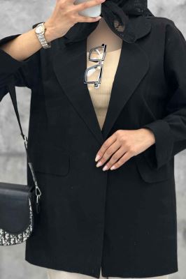 مانتو یقه ب ب لینن کتان