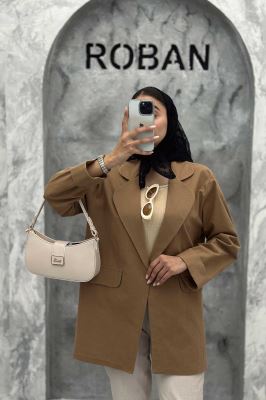 مانتو یقه ب ب لینن کتان