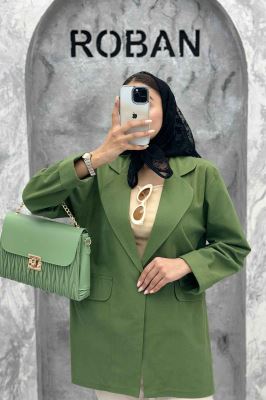 مانتو یقه ب ب لینن کتان