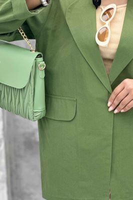 مانتو یقه ب ب لینن کتان