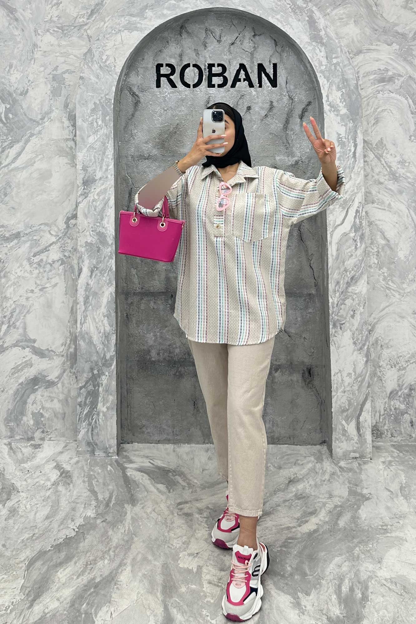 مانتو تک جیب آستین پاگن جودون