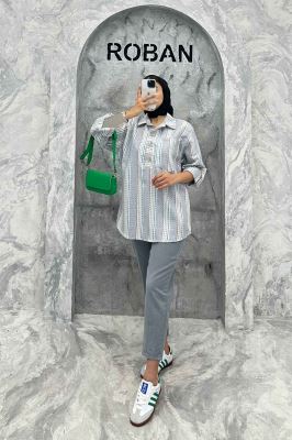 مانتو تک جیب آستین پاگن جودون