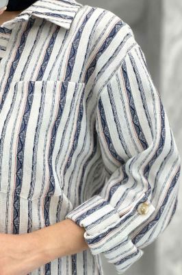 مانتو تک جیب آستین پاگن جودون