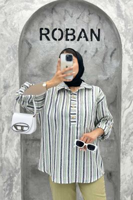 مانتو تک جیب آستین پاگن جودون