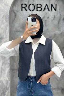 ژیله تک جیب فیلتو لینن ژاکارد