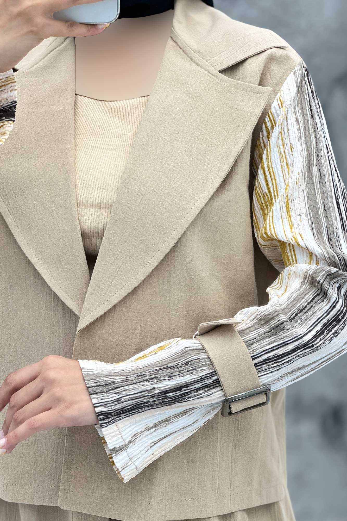 ست ترکیبی آستین آبرنگی تیتانیک سیلویا