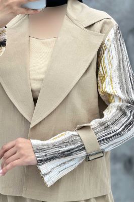 ست ترکیبی آستین آبرنگی تیتانیک سیلویا