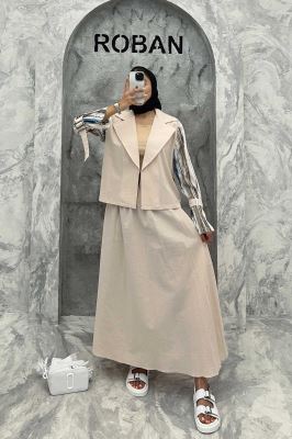 ست ترکیبی آستین آبرنگی تیتانیک سیلویا