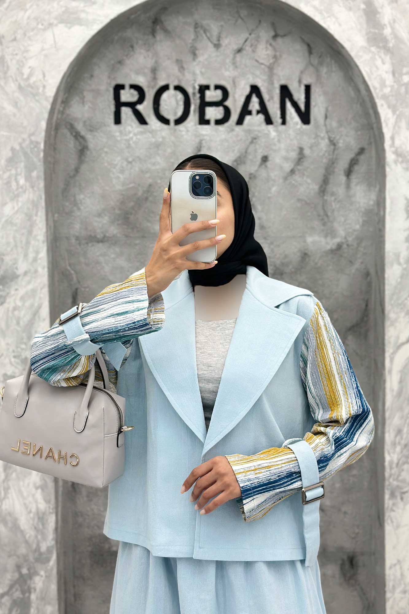 ست ترکیبی آستین آبرنگی تیتانیک سیلویا