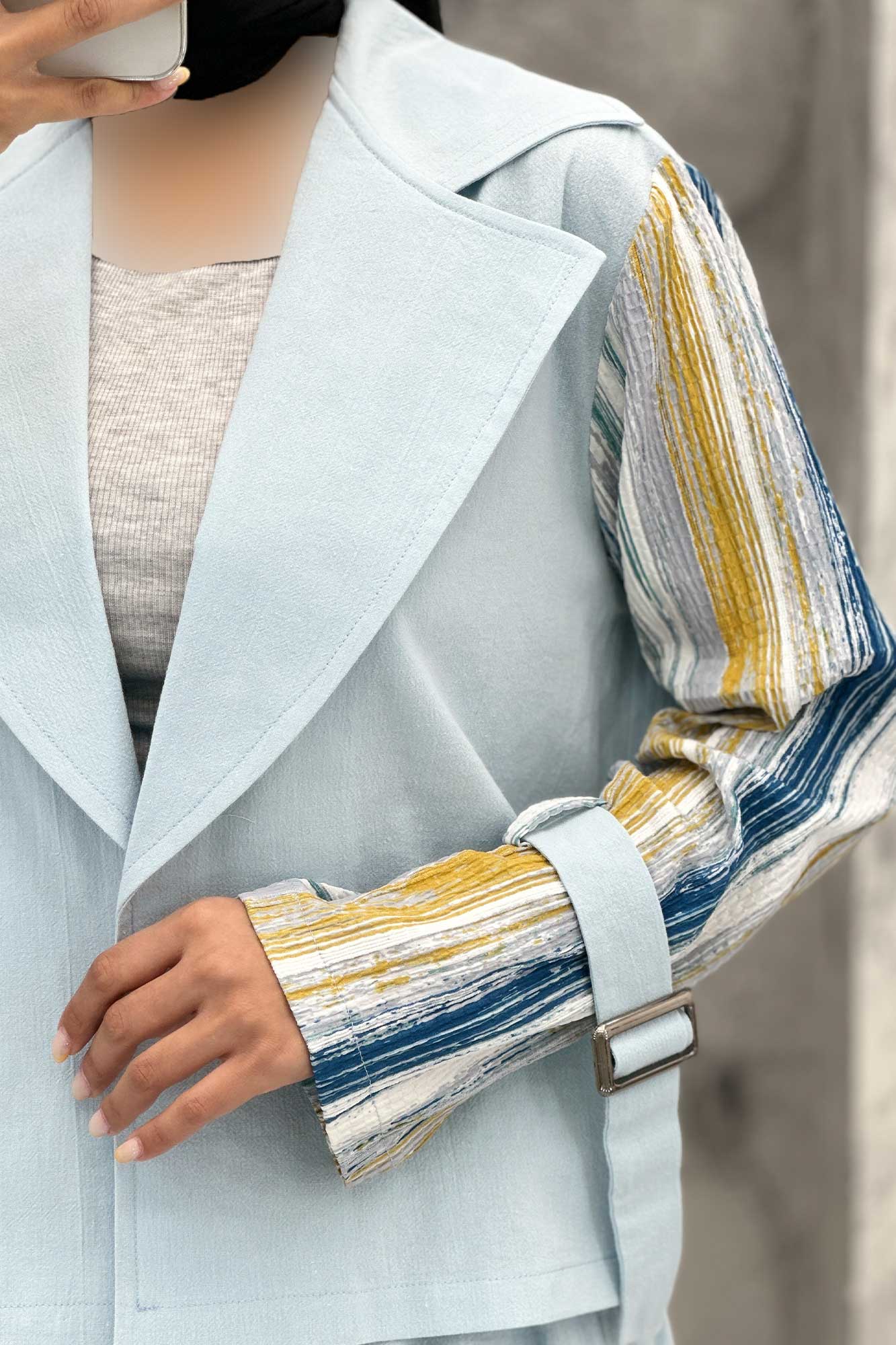 ست ترکیبی آستین آبرنگی تیتانیک سیلویا