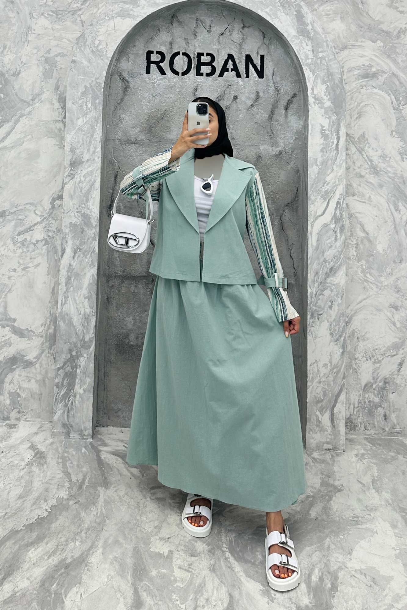 ست ترکیبی آستین آبرنگی تیتانیک سیلویا