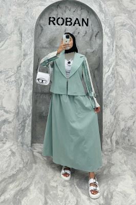 ست ترکیبی آستین آبرنگی تیتانیک سیلویا