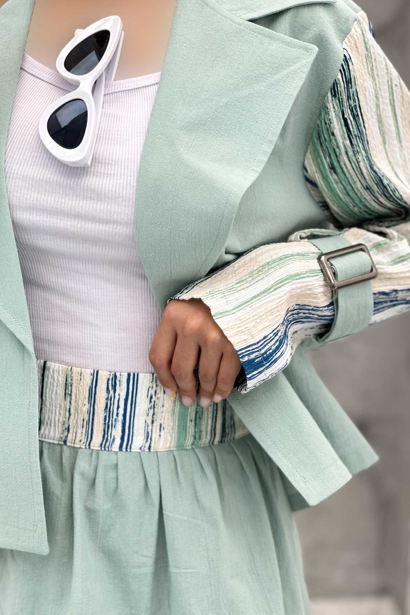 ست ترکیبی آستین آبرنگی تیتانیک سیلویا