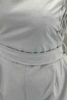 جامپر بغل کش یقه یک طرفه لینن