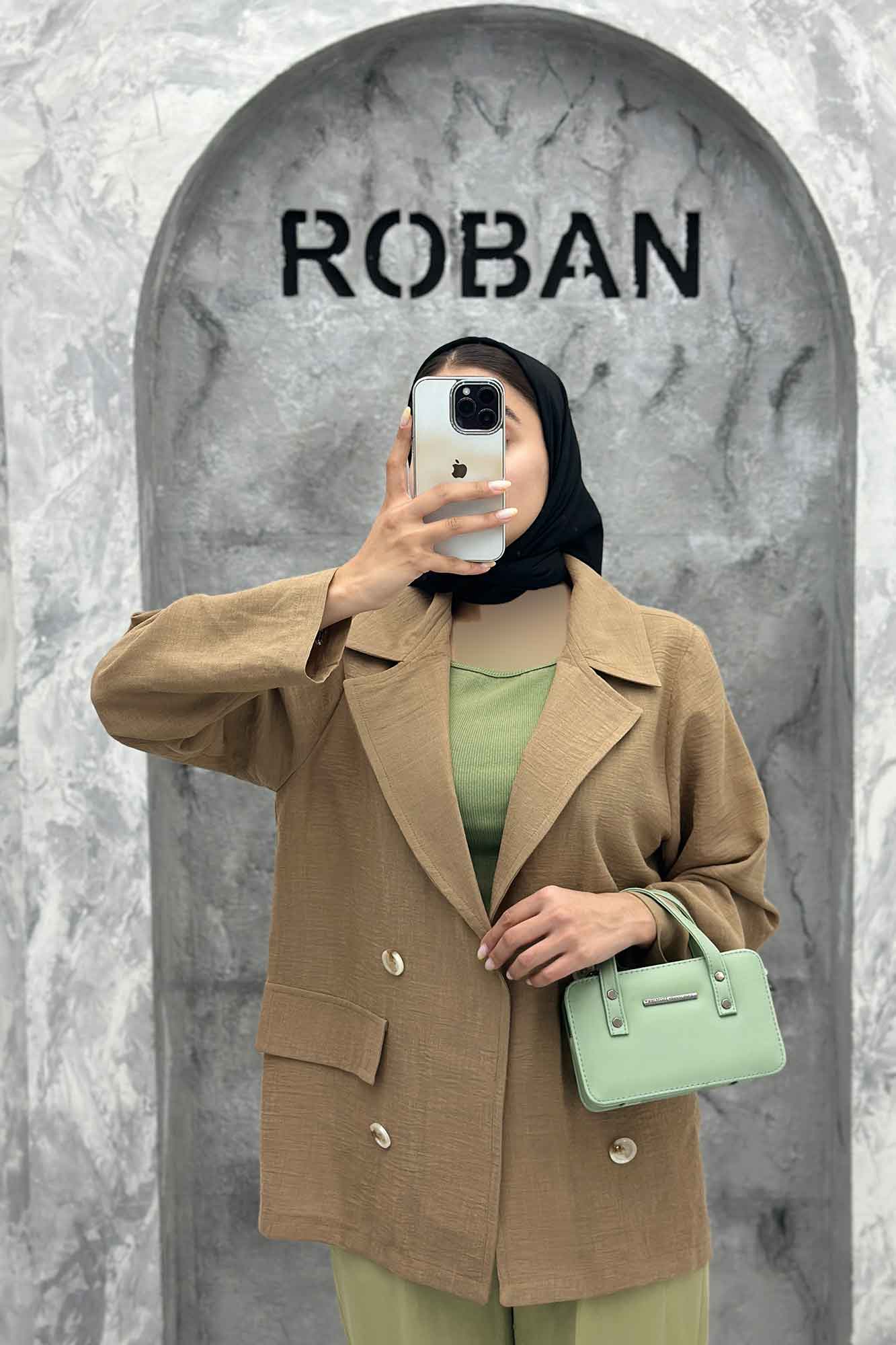 کت دو جیب پاکتی لینن زارا