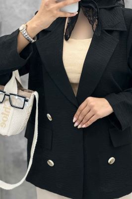 کت دو جیب پاکتی لینن زارا