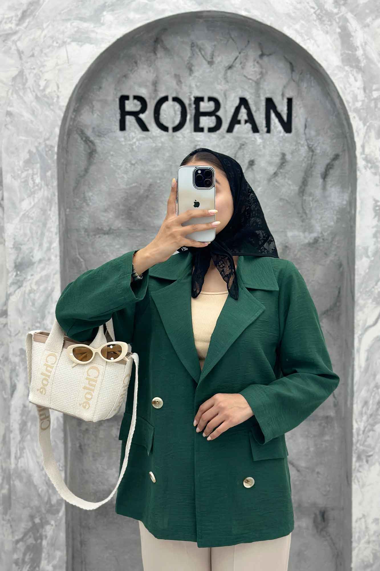 کت دو جیب پاکتی لینن زارا