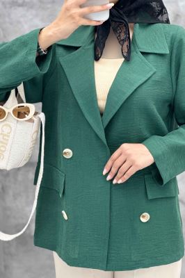 کت دو جیب پاکتی لینن زارا