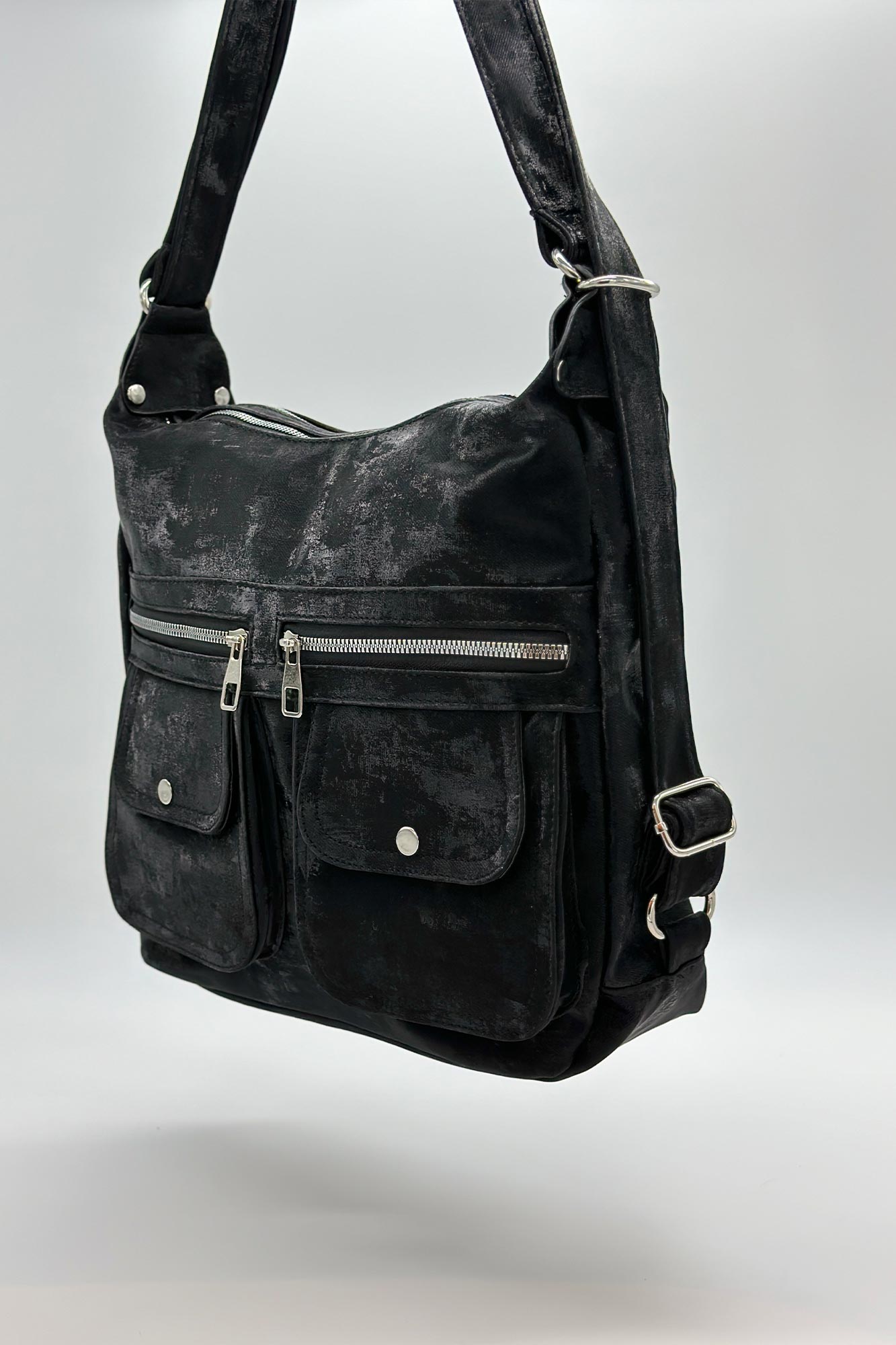 کیف زنانه دو کاره شل دو جیب 1555