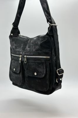 کیف زنانه دو کاره شل دو جیب 1555