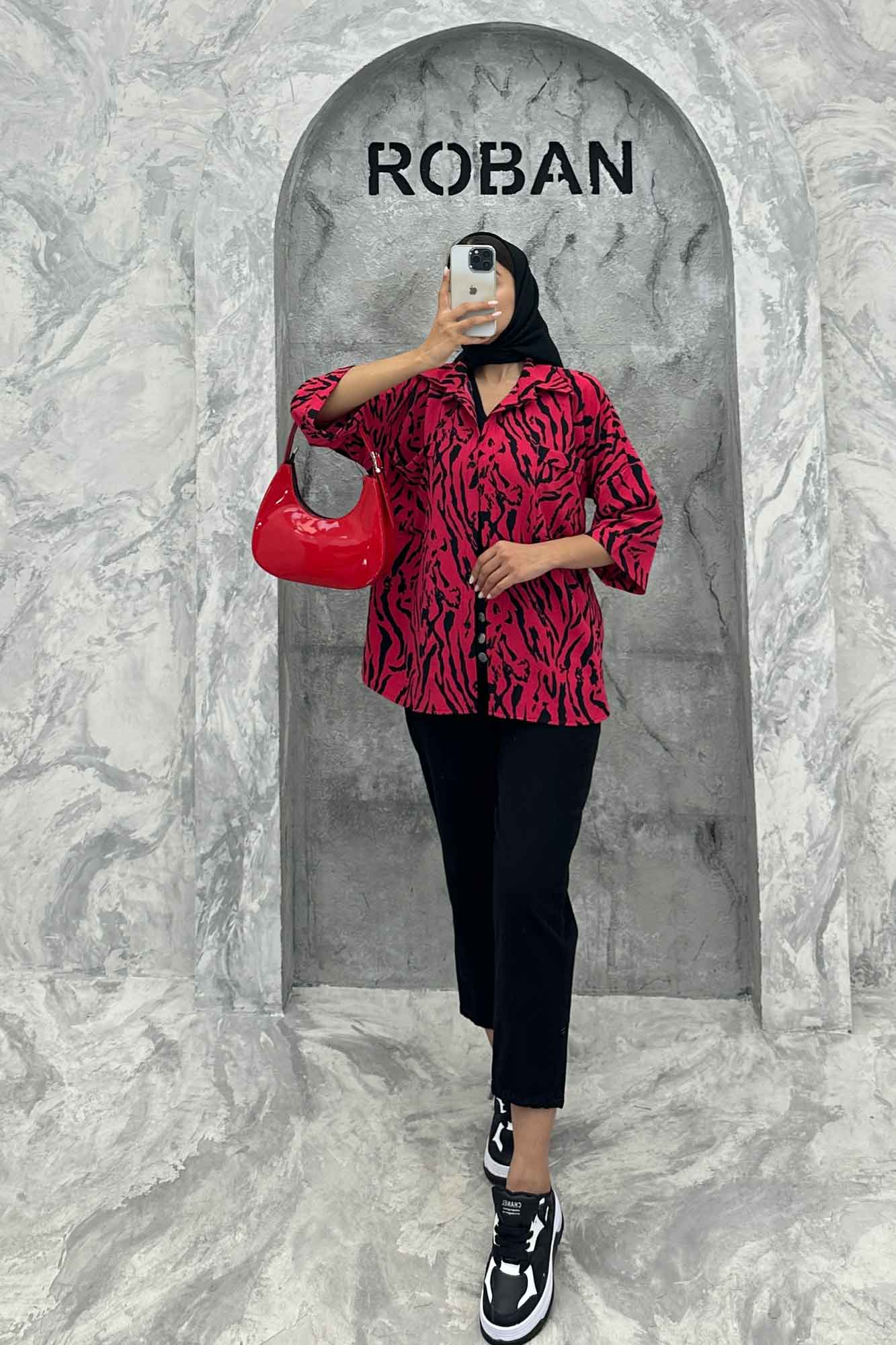 مانتو دو جیب ریفا پشت پیله