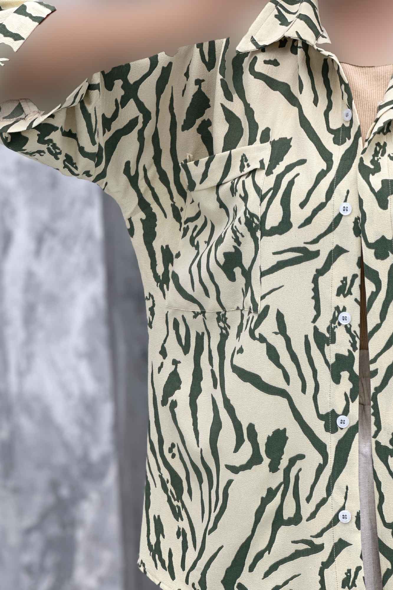 مانتو دو جیب ریفا پشت پیله