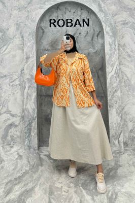 مانتو دو جیب ریفا پشت پیله