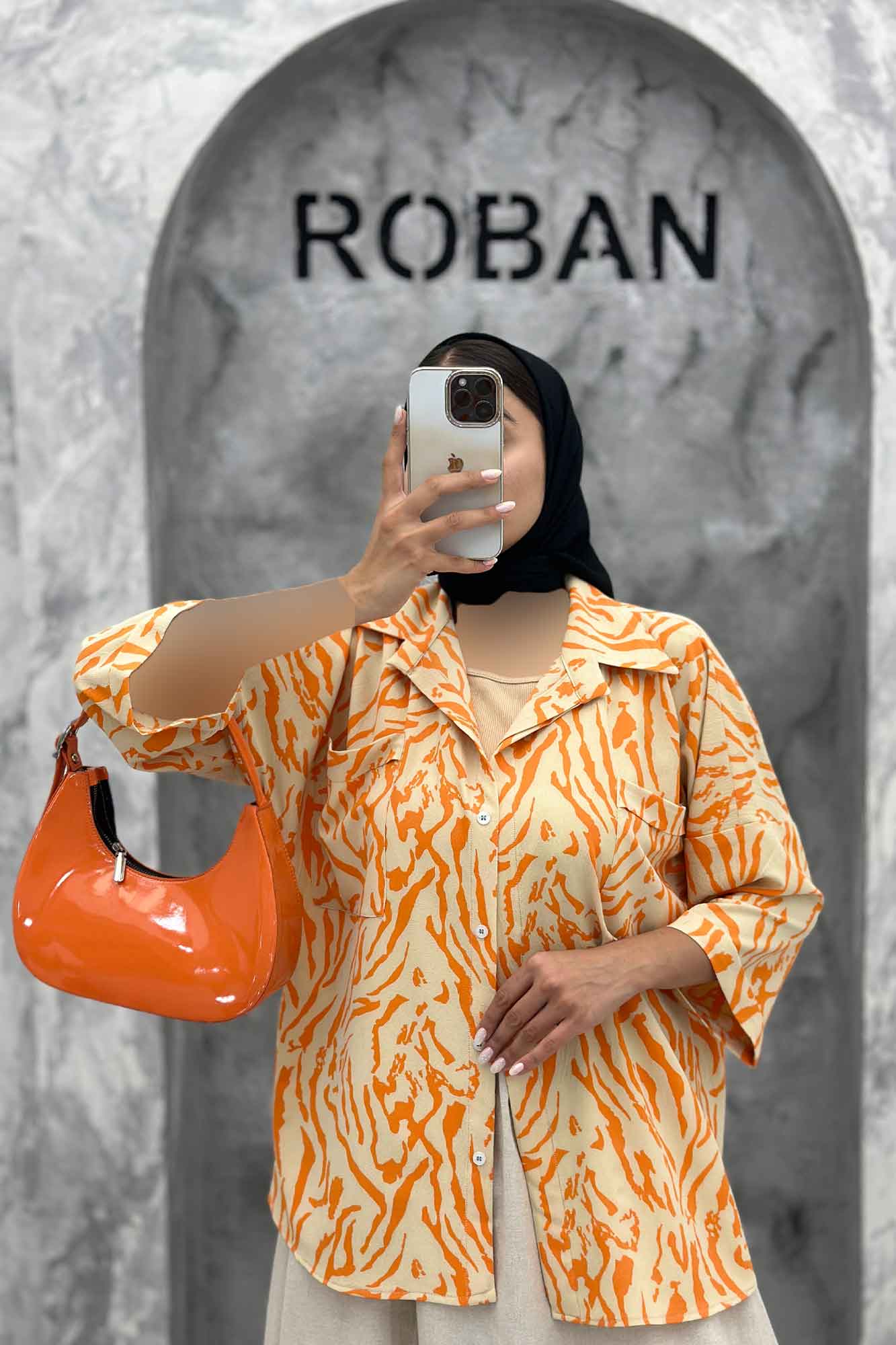 مانتو دو جیب ریفا پشت پیله