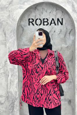 مانتو دو جیب پاکتی بغل بنددار ریفا