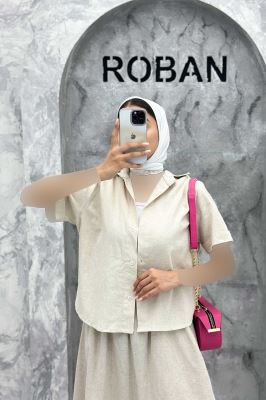 ست بلوز و دامن لینن مژده