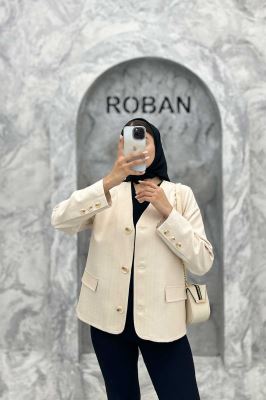 کت یقه هفت شانتون خطی