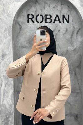 کت یقه هفت شانتون خطی