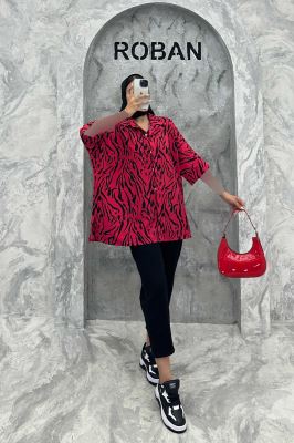 مانتو آستین سه رب ساده ریفا