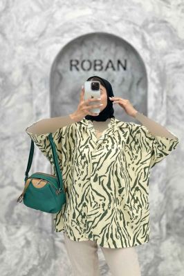 مانتو آستین سه رب ساده ریفا