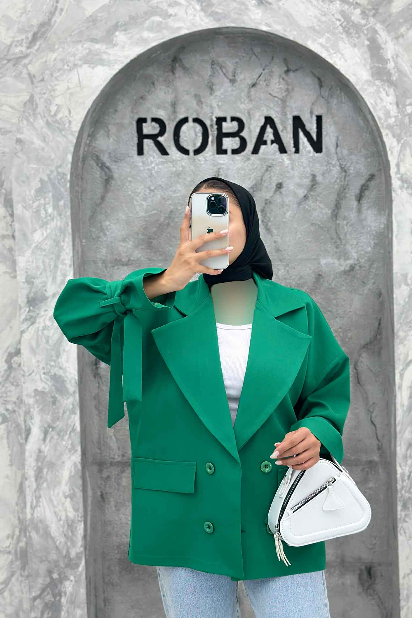 مانتو کتی آستین بنددار مازراتی کایلی