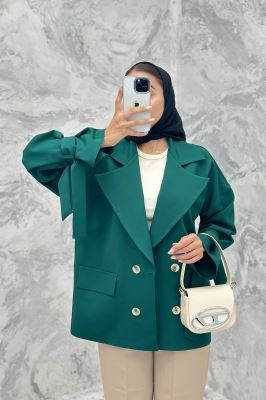 مانتو کتی آستین بنددار مازراتی کایلی