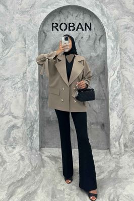 مانتو کتی آستین بنددار مازراتی کایلی