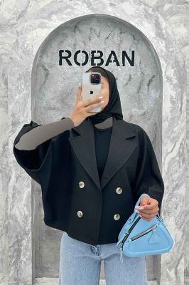 مانتو خفاشی شانتون خطی مچ گت دار