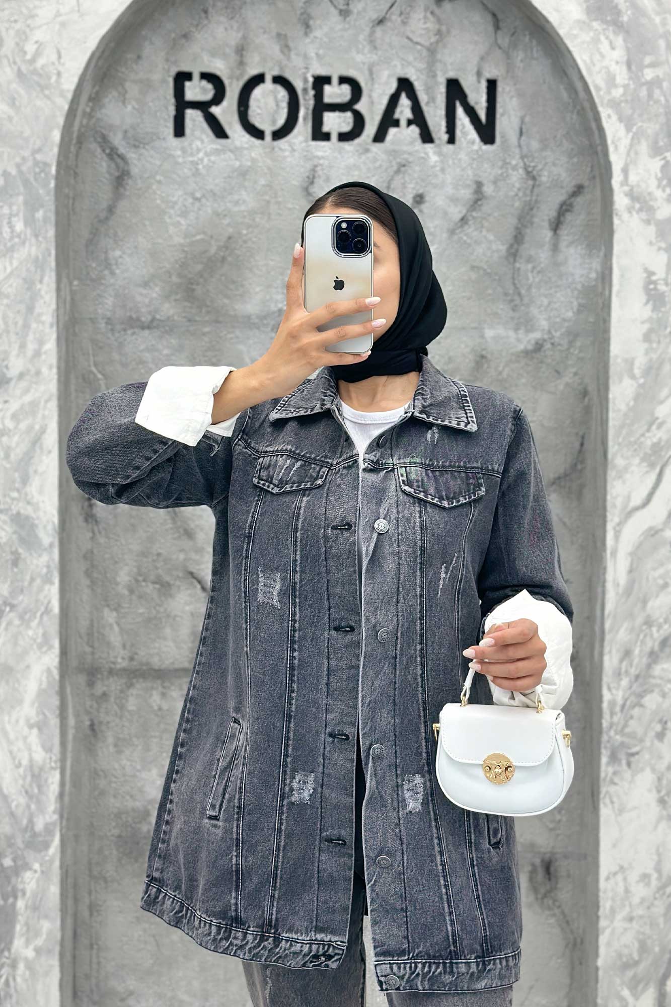 مانتو جین بلند TP