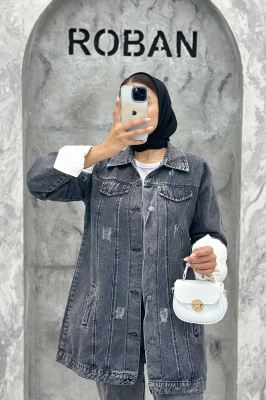 مانتو جین بلند TP