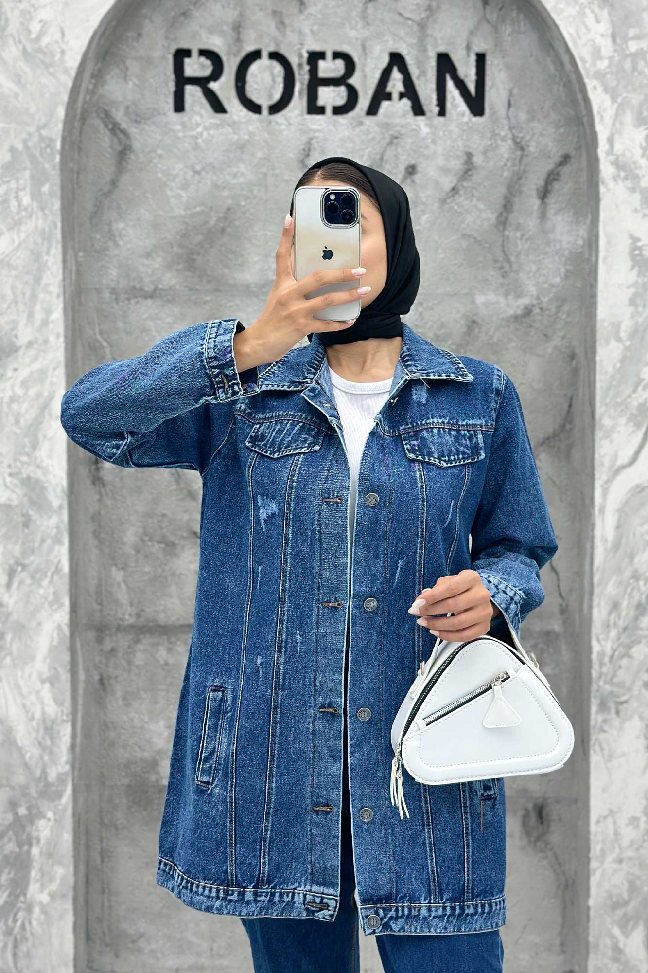 مانتو جین بلند TP