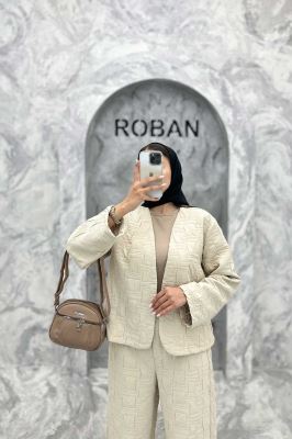 ست مانتو و شلوار فریال مربعی