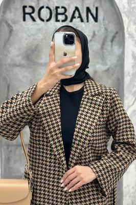 پالتو فوتر بلند یقه انگلیسی پیچازی