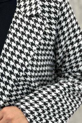 پالتو فوتر بلند یقه انگلیسی پیچازی